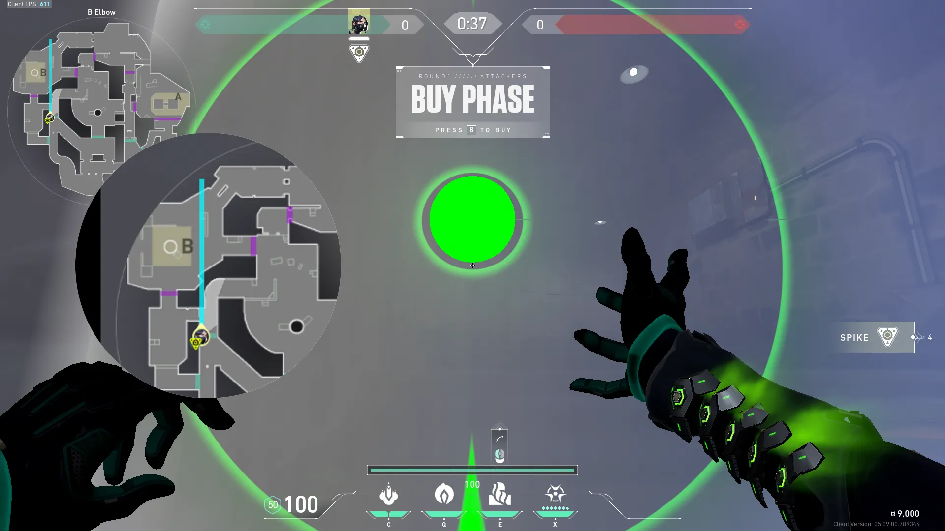 Viper Toxic Screen on Breeze Attack Site B — step 2 of 3: Aim — line up the shot