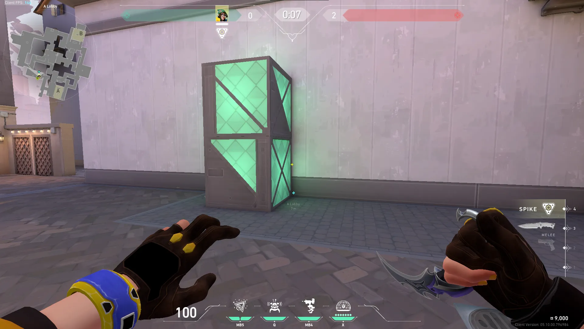 Killjoy Nanoswarm on Ascent Attack Site A — step 1 of 3: Position — where to stand