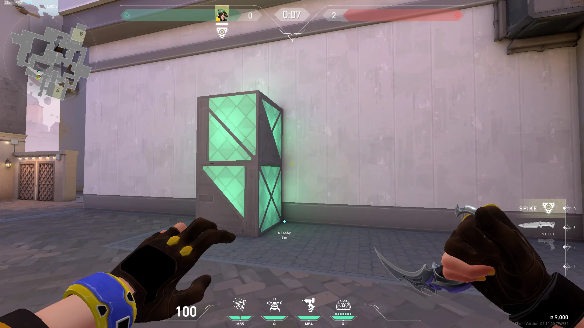 Killjoy Nanoswarm on Ascent Attack Site A — step 1 of 3: Position — where to stand