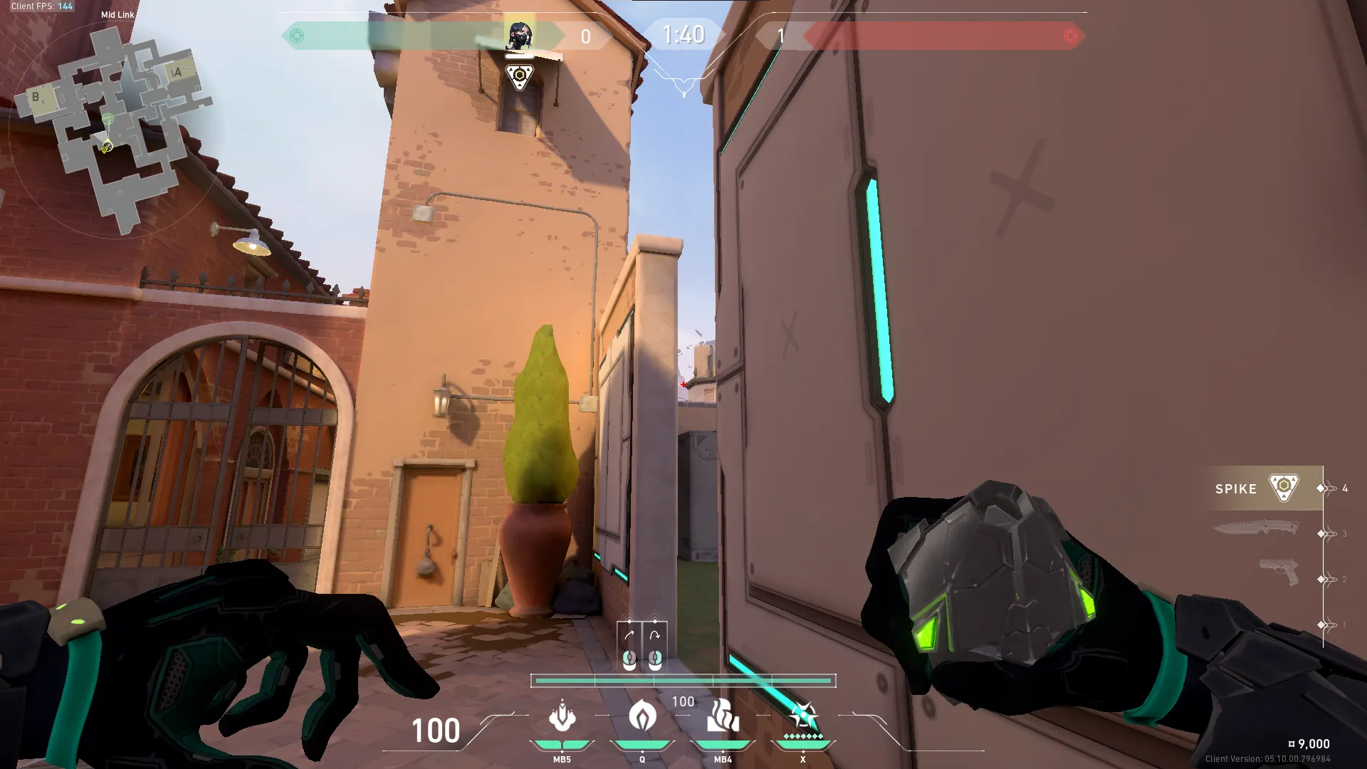 Viper Poison Cloud on Ascent Attack Mid — step 2 of 3: Aim — line up the shot