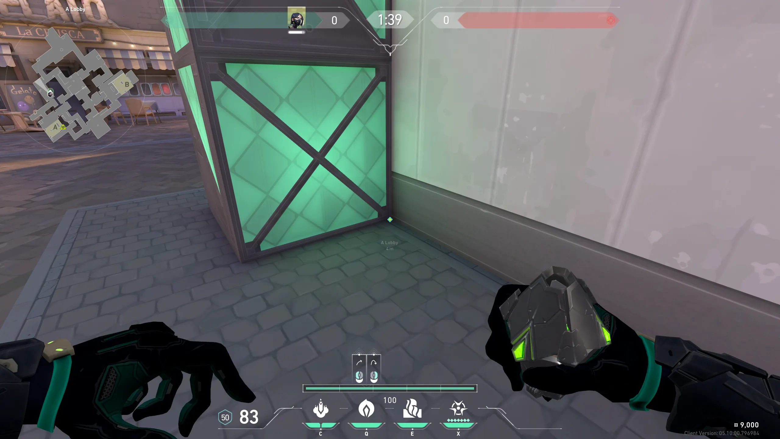 Viper Poison Cloud on Ascent Attack Site A — step 1 of 3: Position — where to stand