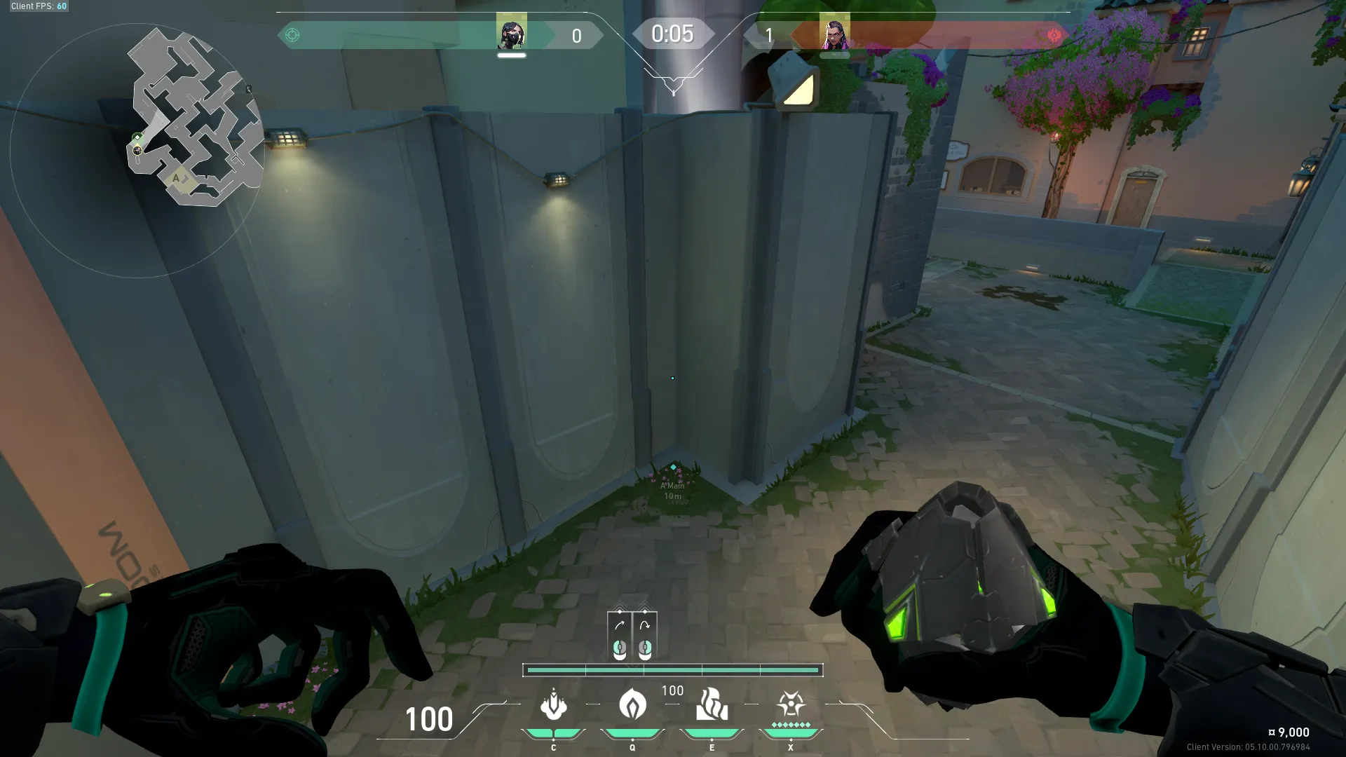 Viper Poison Cloud on Pearl Attack Site A — step 1 of 3: Position — where to stand