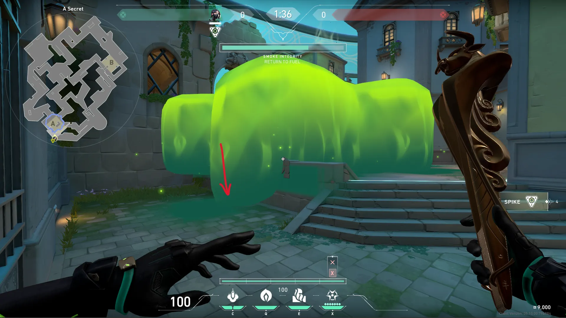 Viper Vipers Pit on Pearl Defense Site A — step 5 of 8: Aim — line up the shot