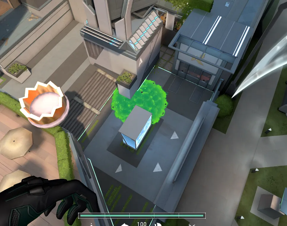 Viper Snake Bite on Split Attack Site A — step 1 of 3: Position — where to stand