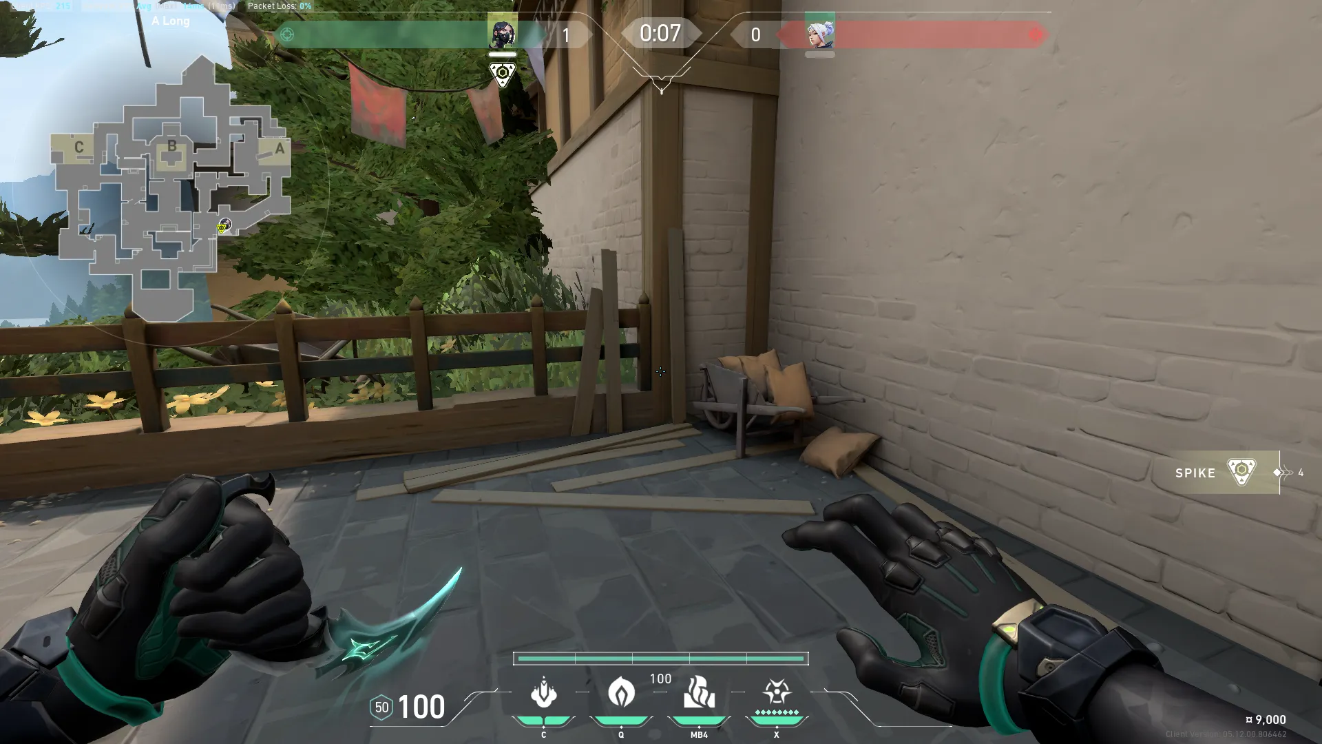 Viper Snake Bite on Haven Attack Site A — step 1 of 3: Position — where to stand