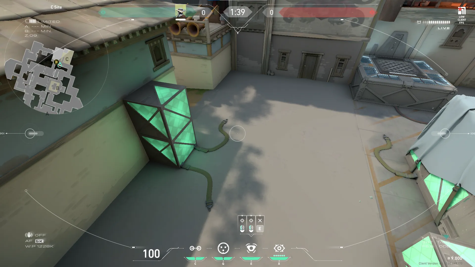 Cypher Spycam on Haven Defense Site C — step 3 of 3: Result