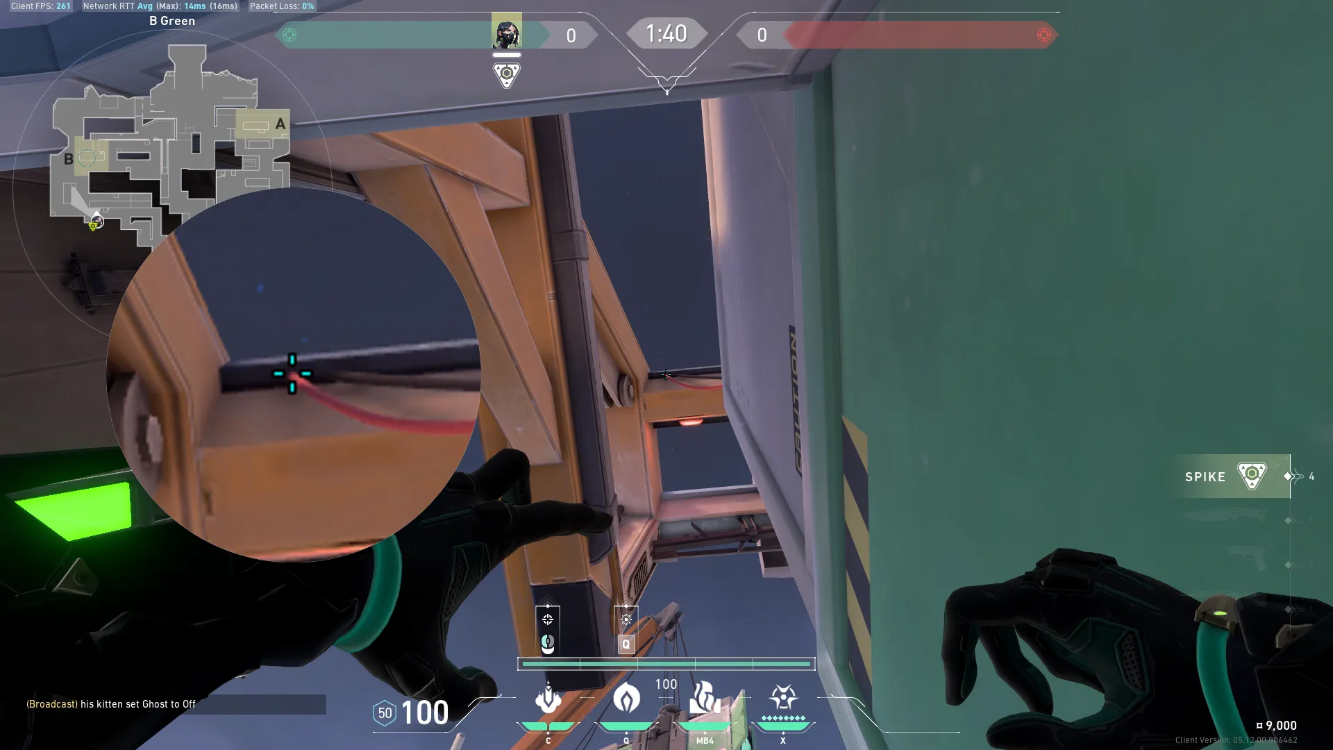 Viper Snake Bite on Icebox Attack Site B — step 2 of 3: Aim — line up the shot