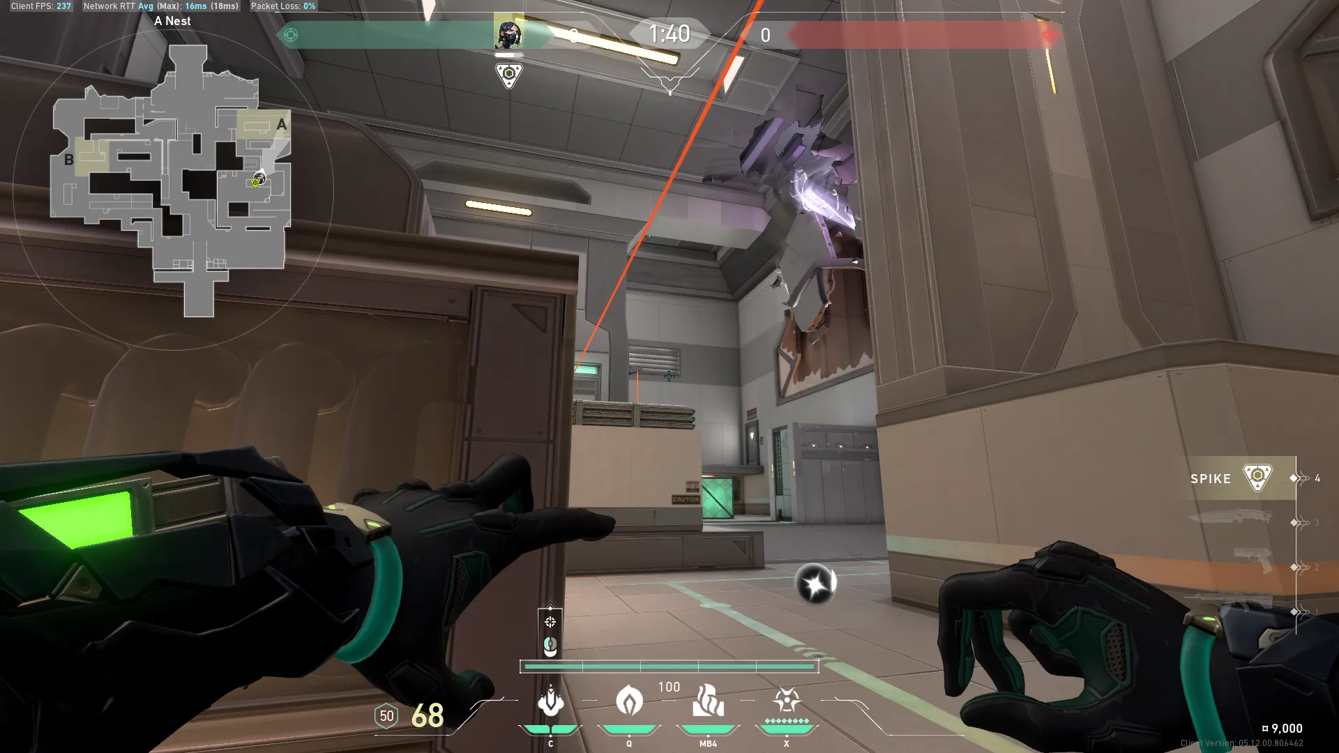 Viper Snake Bite on Icebox Defense Site A — step 1 of 3: Position — where to stand