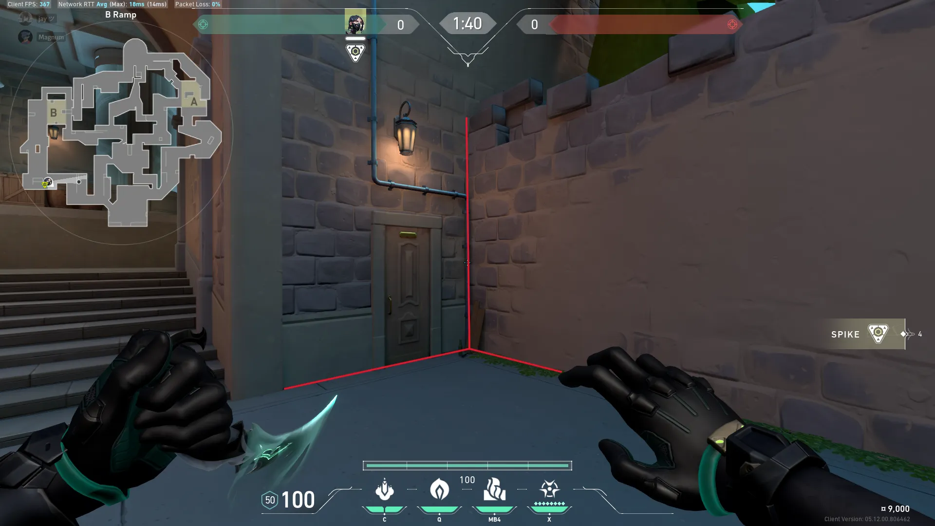 Viper Snake Bite on Pearl Attack Site B — step 1 of 3: Position — where to stand