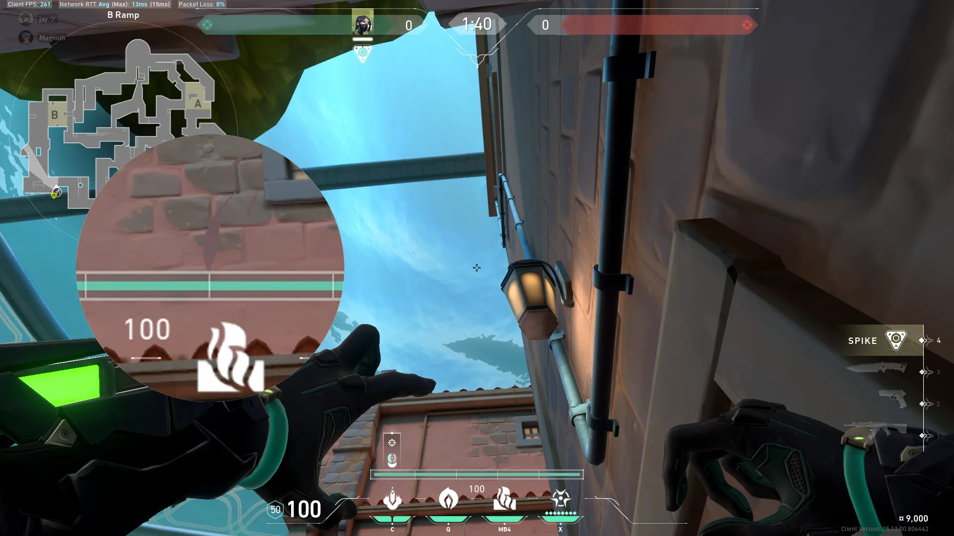 Viper Snake Bite on Pearl Attack Site B — step 2 of 3: Aim — line up the shot