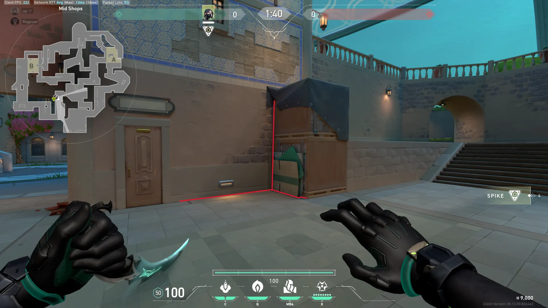 Viper Poison Cloud on Pearl Defense Site B — step 1 of 3: Position — where to stand