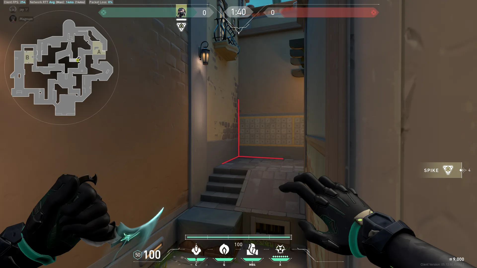 Viper Snake Bite on Pearl Defense Site A — step 1 of 3: Position — where to stand