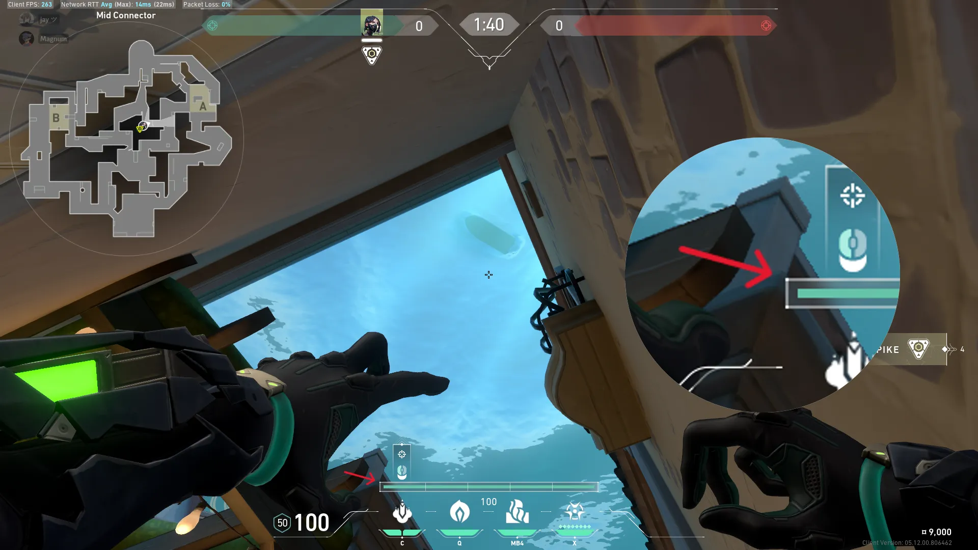 Viper Snake Bite on Pearl Defense Site A — step 2 of 3: Aim — line up the shot