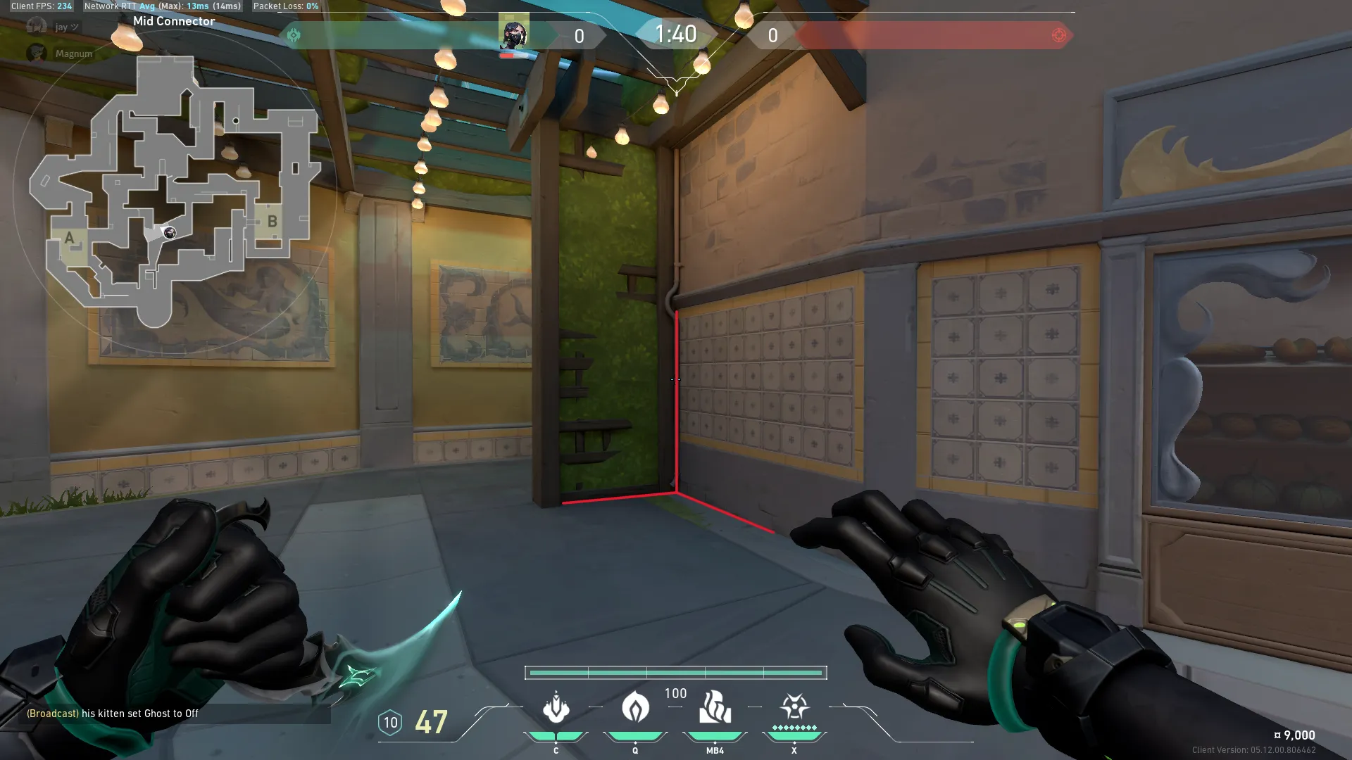 Viper Snake Bite on Pearl Defense Site B — step 1 of 4: Position — where to stand