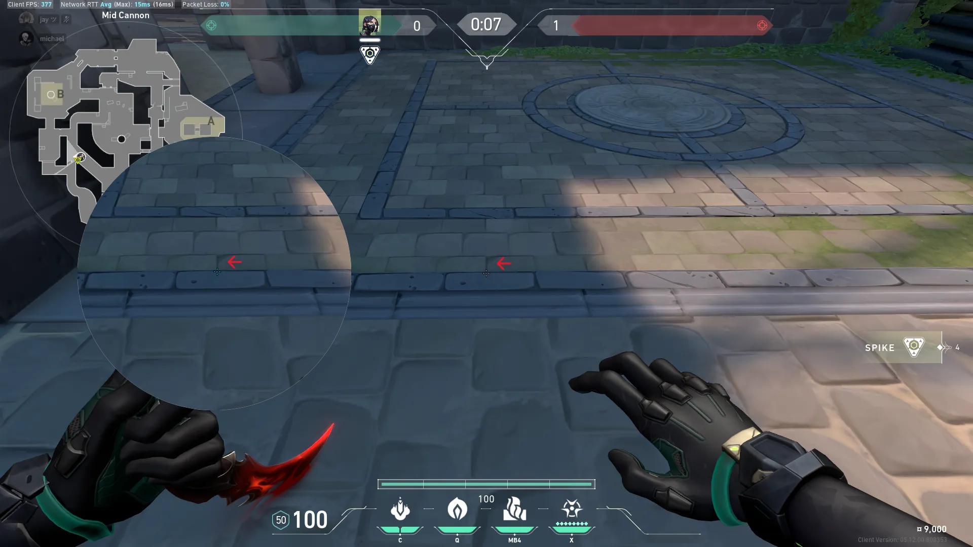 Viper Poison Cloud on Breeze Attack Mid — step 1 of 5: Position — where to stand