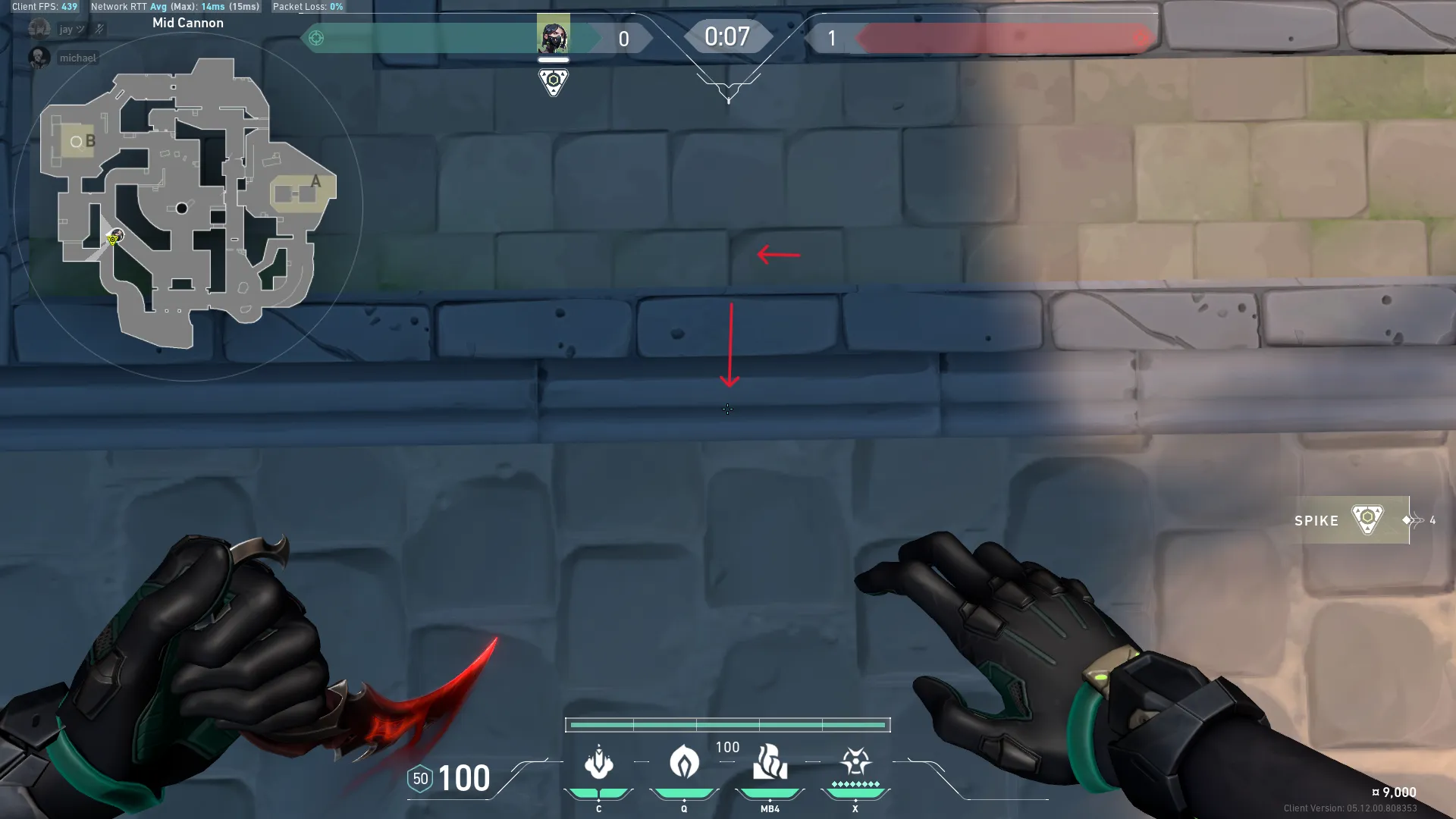 Viper Poison Cloud on Breeze Attack Mid — step 2 of 5: Aim — line up the shot