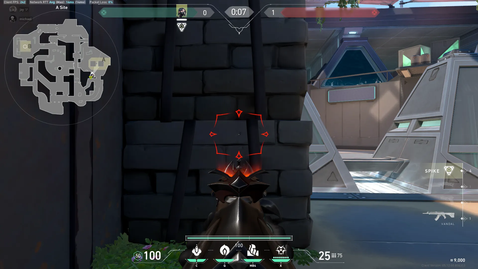 Viper Vipers Pit on Breeze Defense Site A — step 1 of 4: Position — where to stand