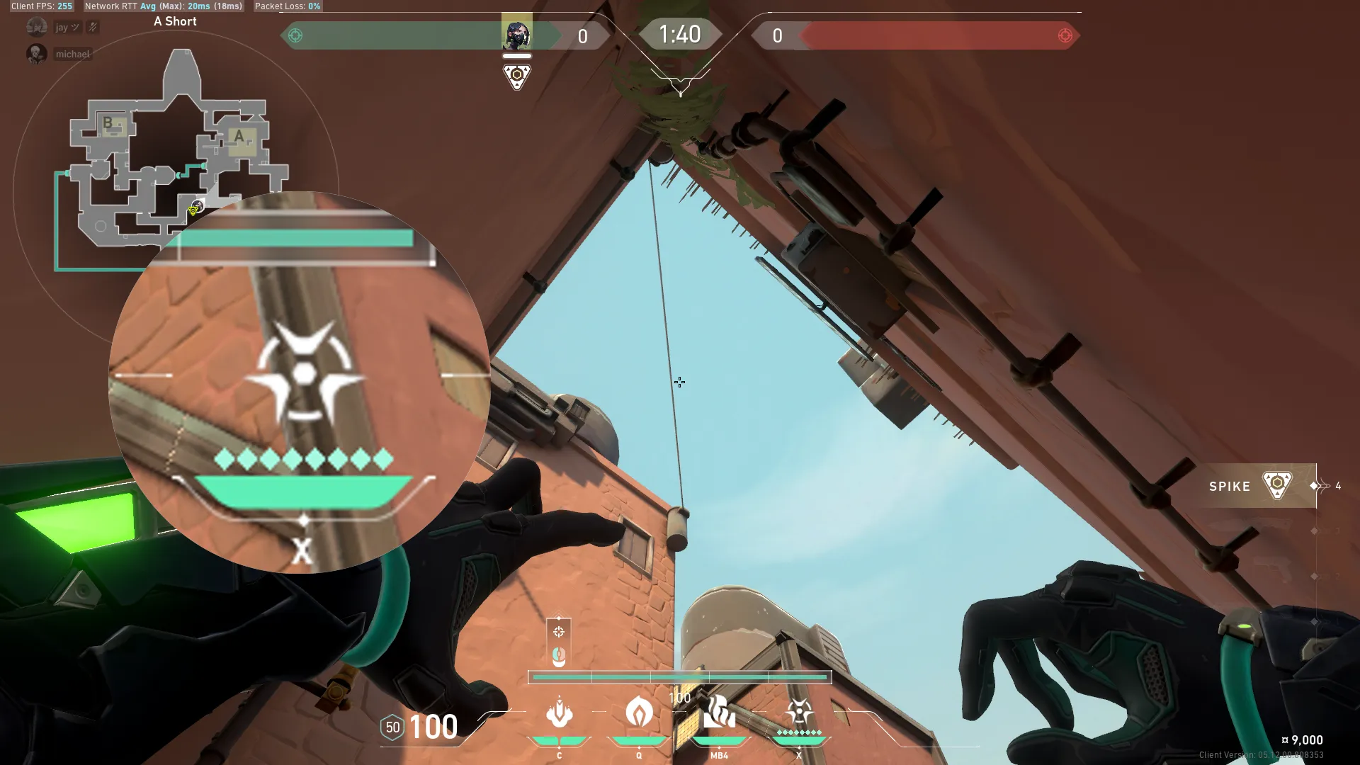 Viper Snake Bite on Bind Attack Site A — step 2 of 3: Aim — line up the shot