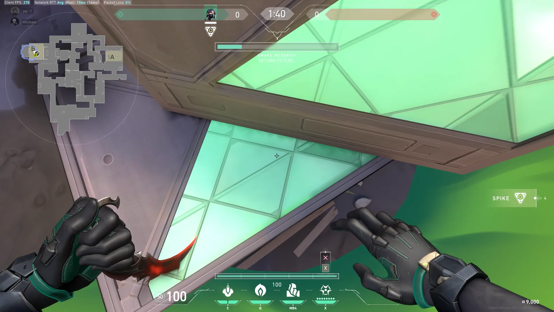 Viper Snake Bite on Ascent Defense Site B — step 4 of 5: Aim — line up the shot