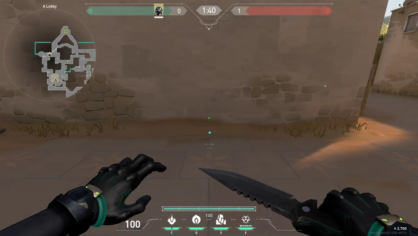 Viper Poison Cloud on Bind Attack Site A — step 1 of 3: Position — where to stand
