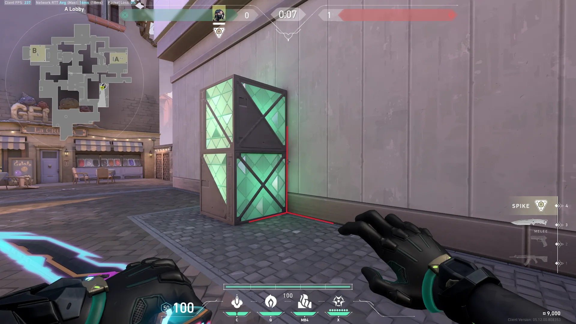 Viper Poison Cloud on Ascent Attack Site A — step 1 of 4: Position — where to stand