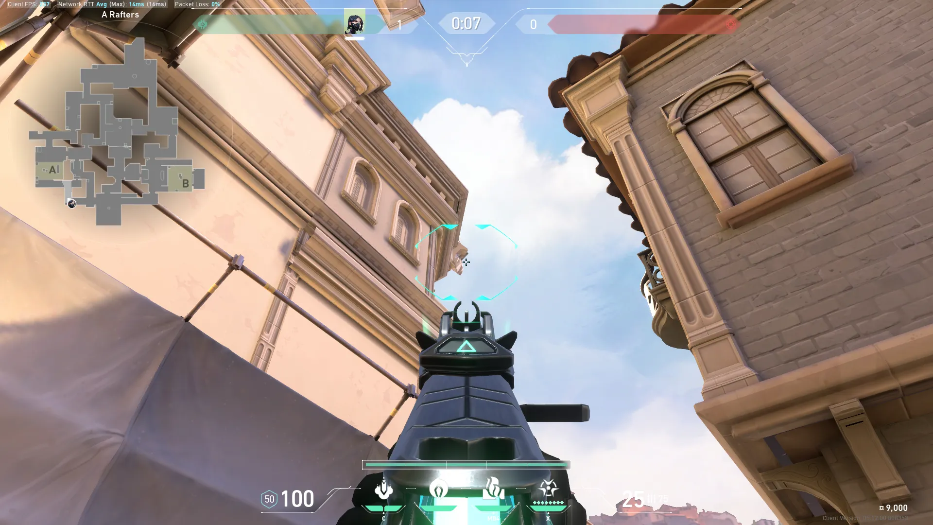 Viper Snake Bite on Ascent Defense Site A — step 2 of 4: Aim — line up the shot