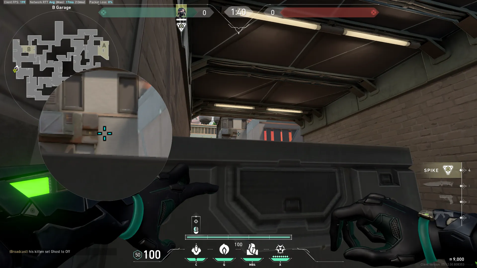 Viper Snake Bite on Split Attack Site B — step 2 of 3: Aim — line up the shot