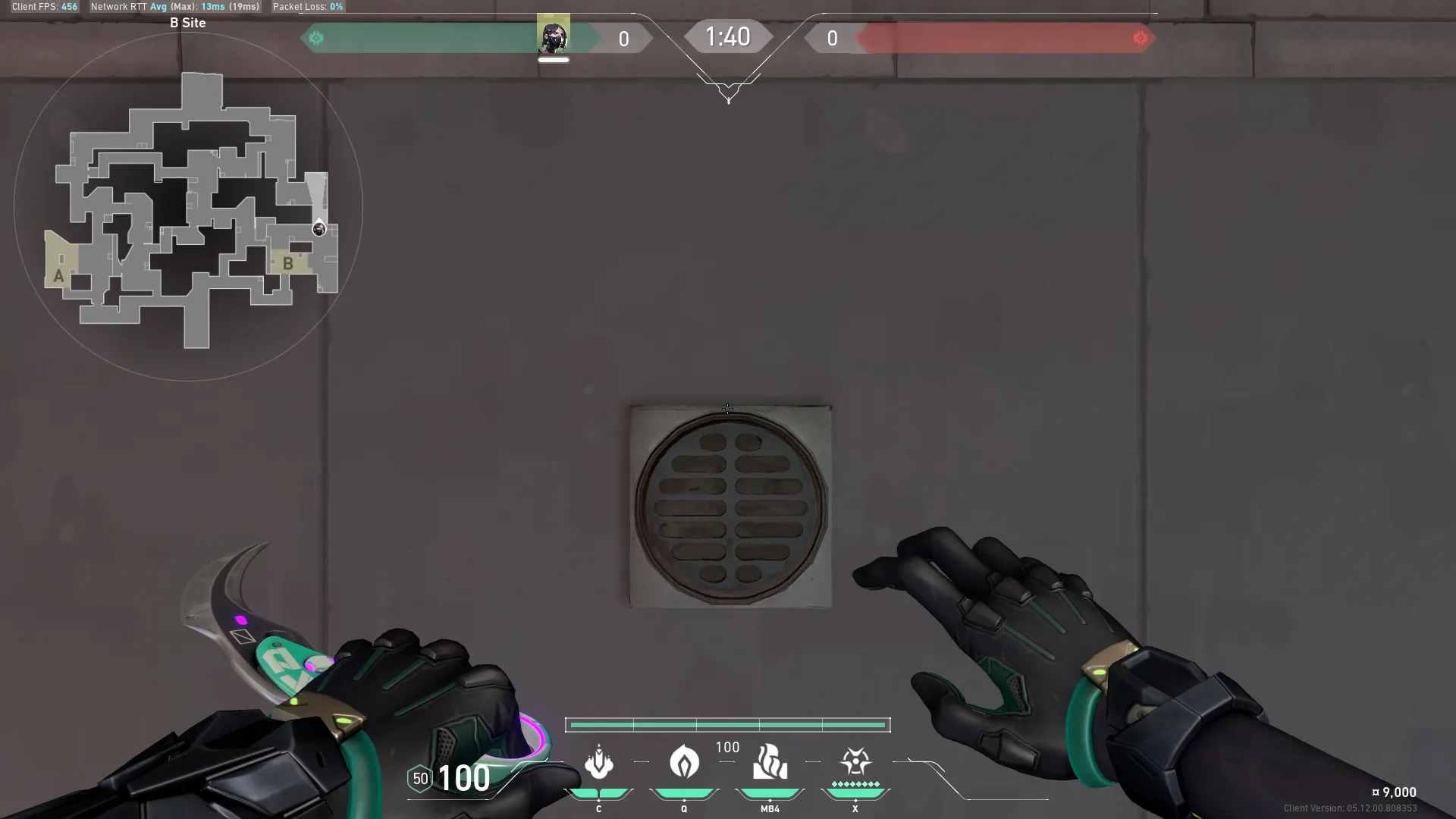 Viper Poison Cloud on Split Attack Site B — step 1 of 4: Position — where to stand