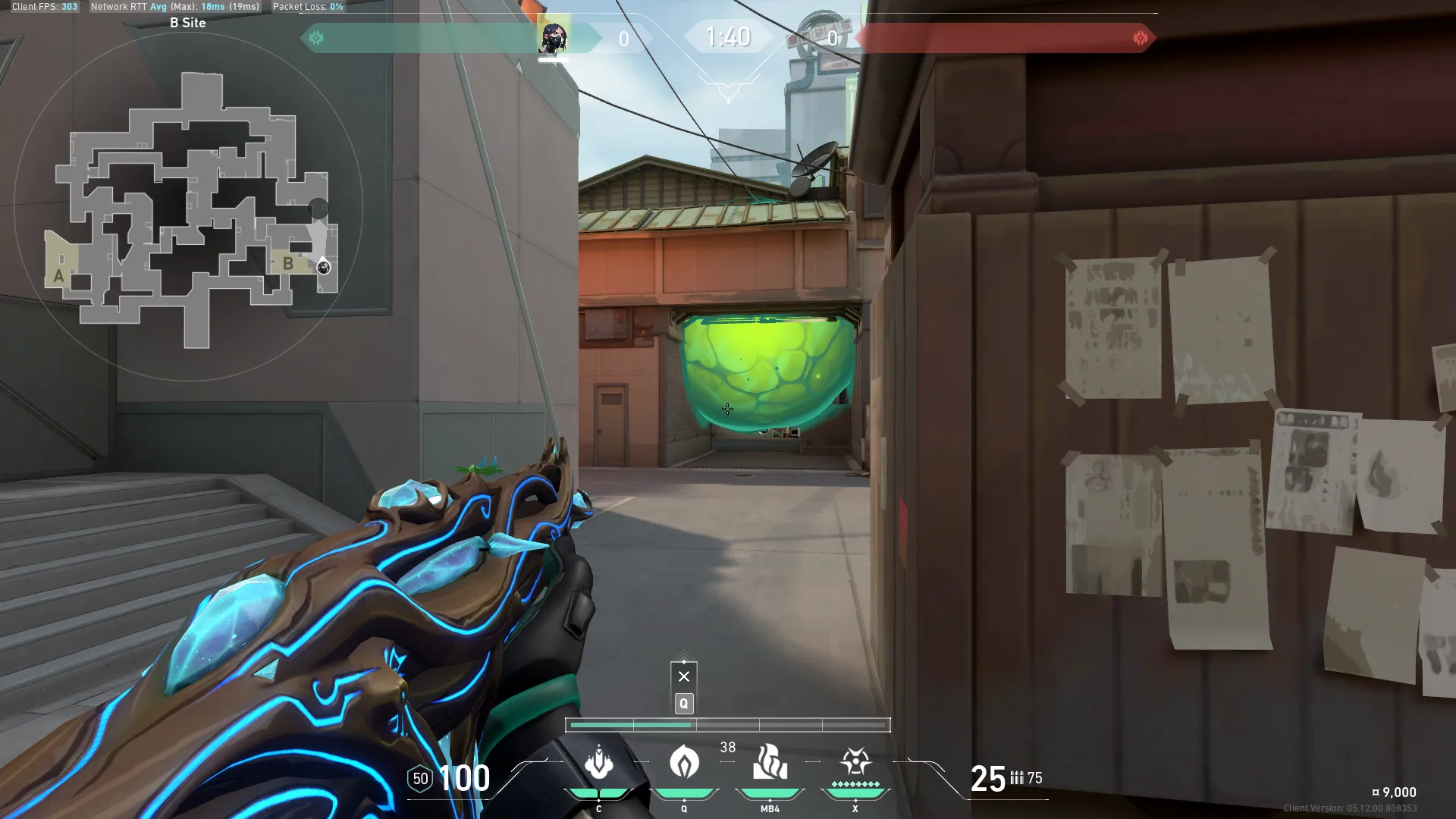 Viper Poison Cloud on Split Attack Site B — step 4 of 4: Result