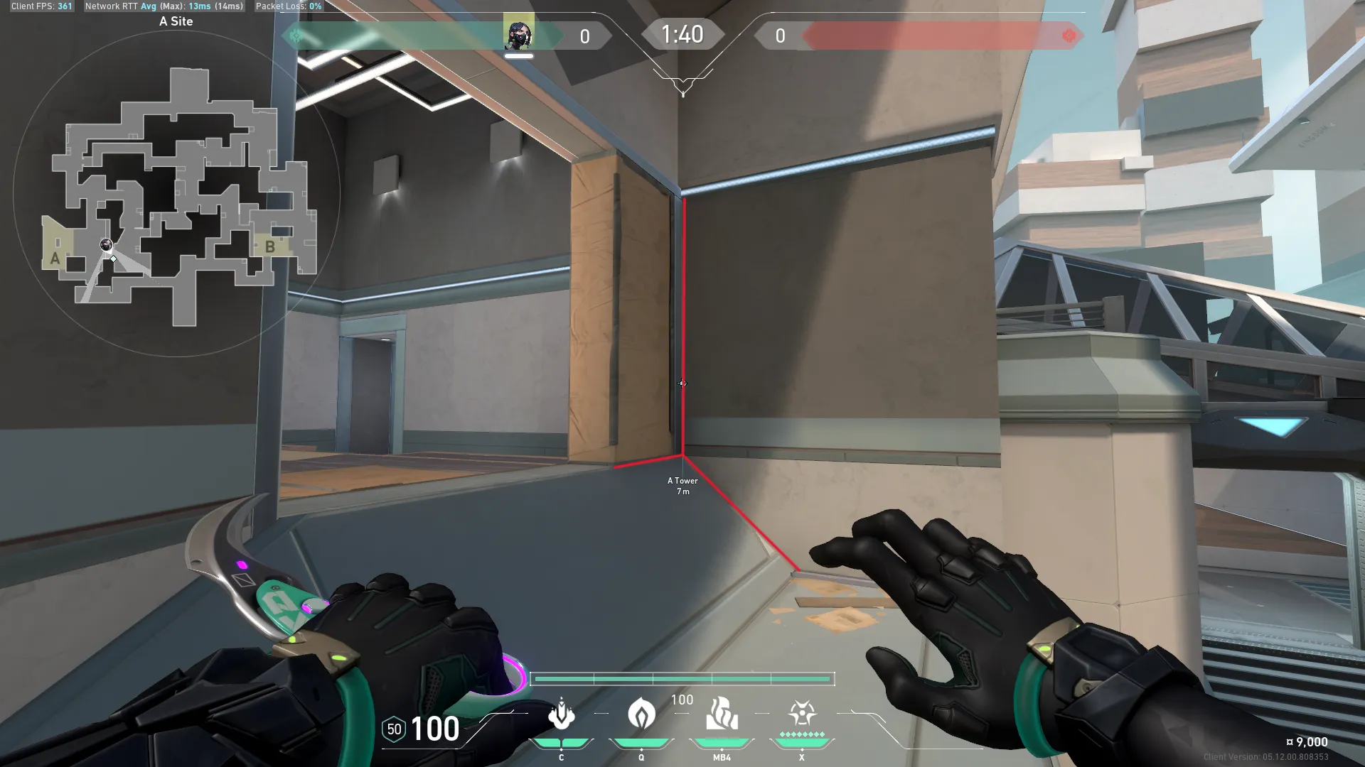 Viper Poison Cloud on Split Defense Site A — step 1 of 4: Position — where to stand