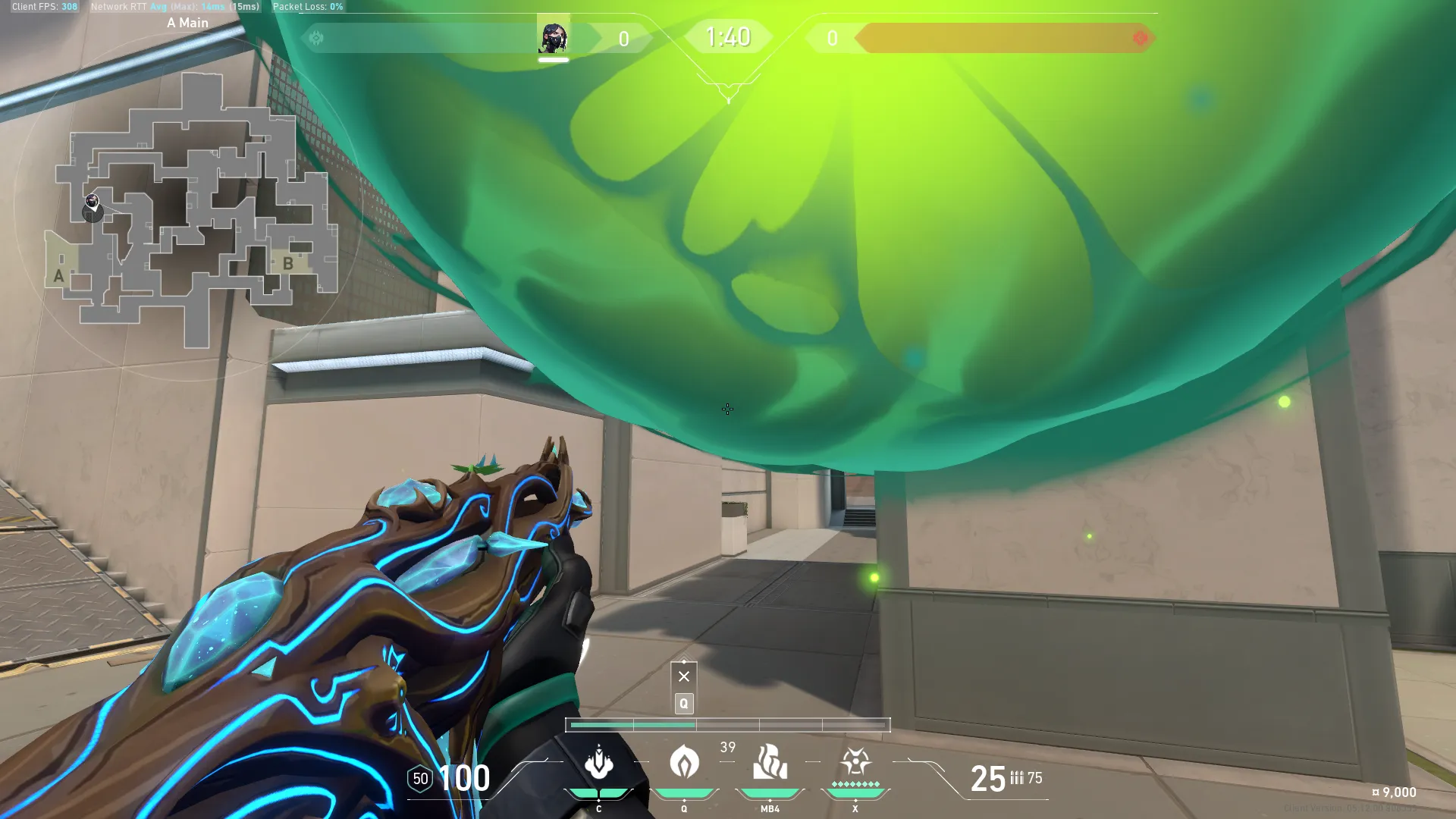 Viper Poison Cloud on Split Defense Site A — step 3 of 4: Aim — line up the shot