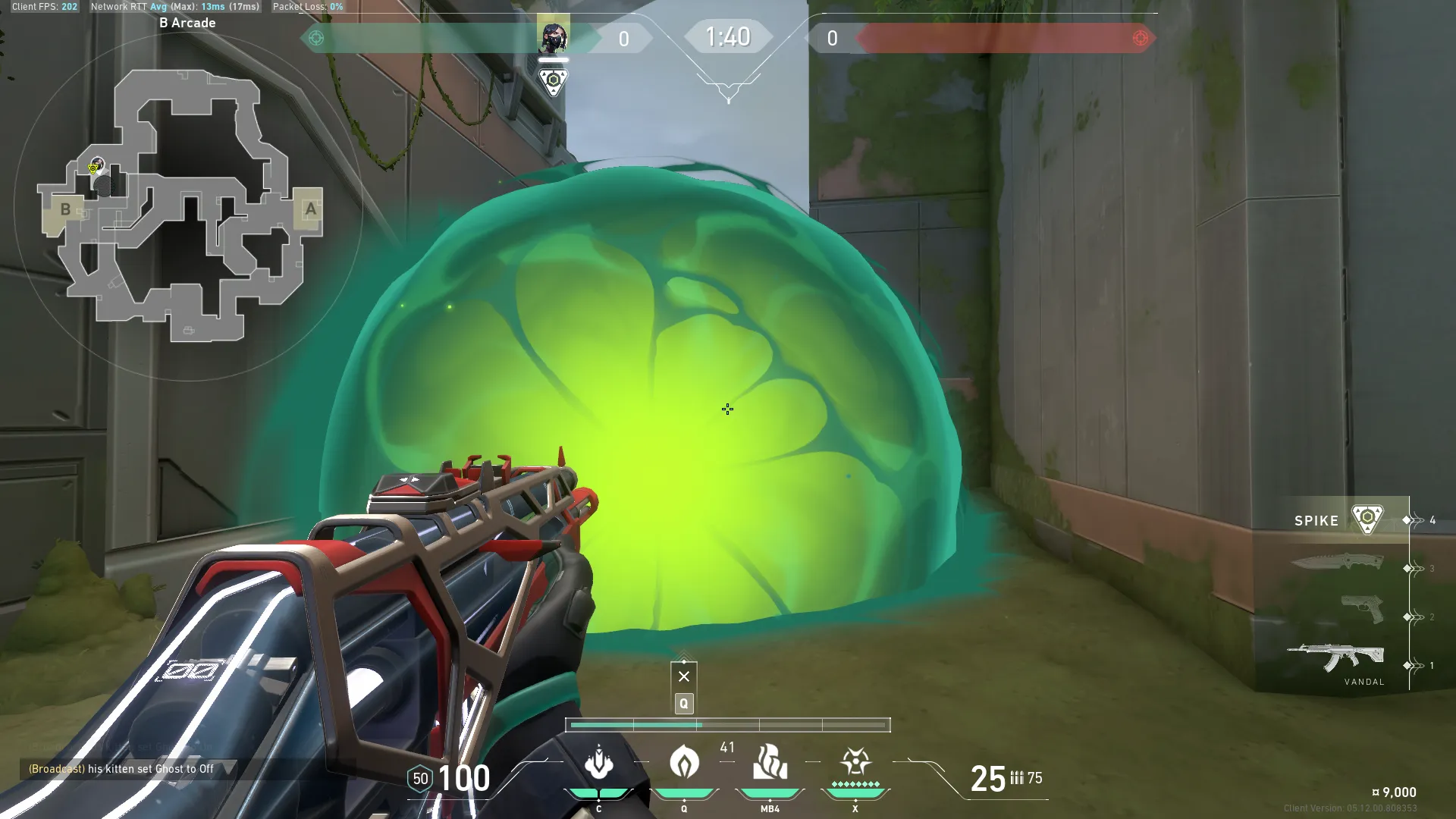 Viper Poison Cloud on Fracture Attack Site B — step 4 of 5: Aim — line up the shot