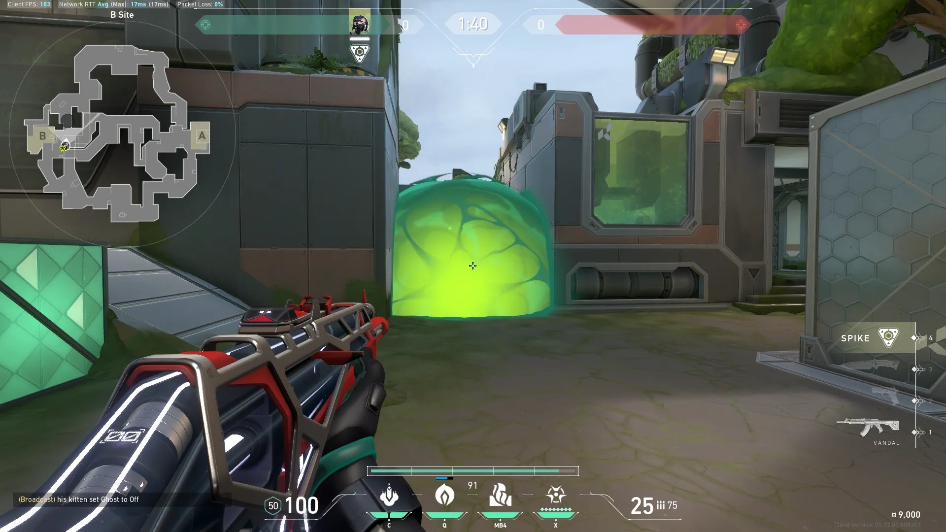 Viper Poison Cloud on Fracture Attack Site B — step 5 of 5: Result