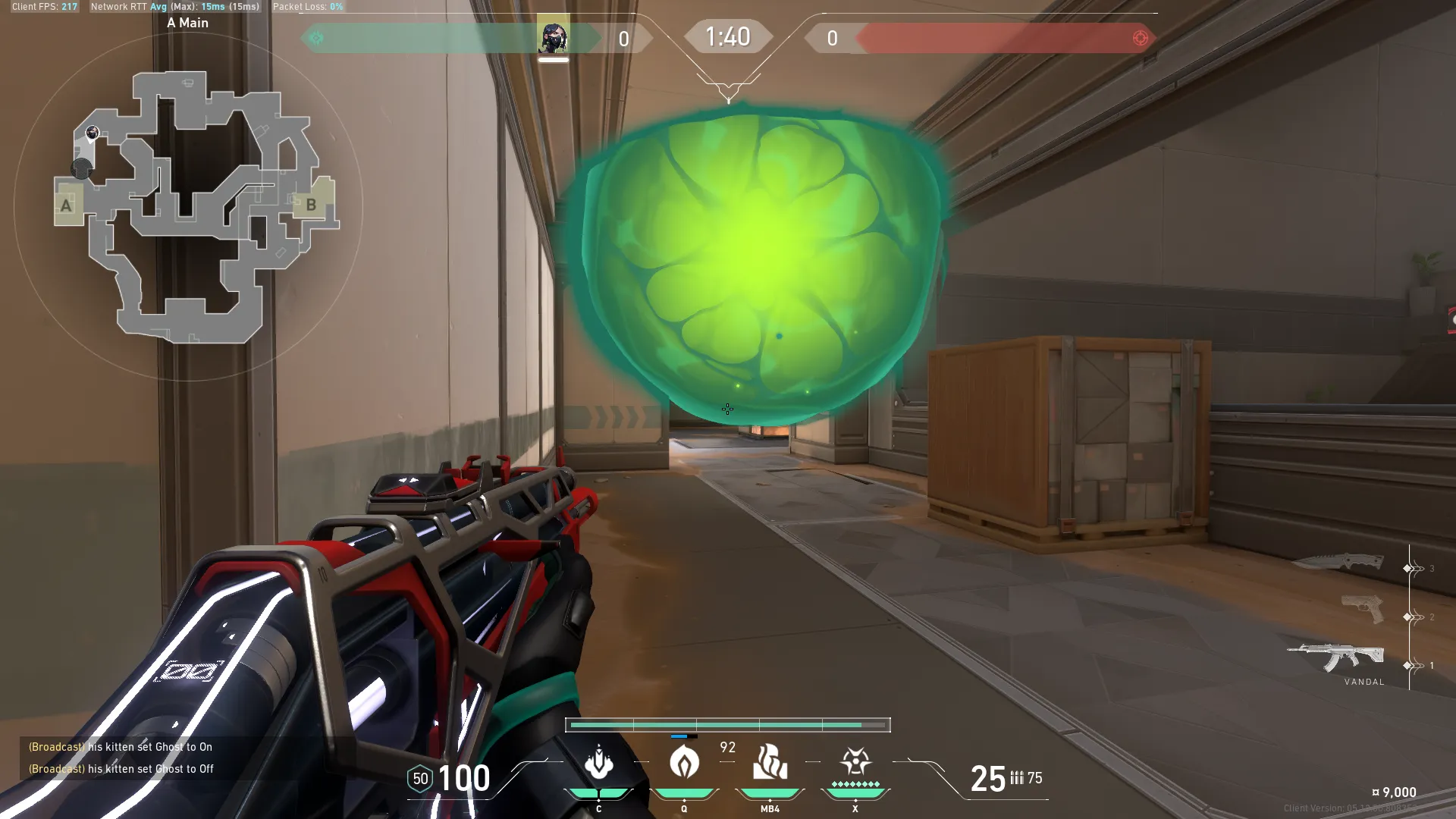 Viper Poison Cloud on Fracture Attack Site A — step 3 of 4: Aim — line up the shot
