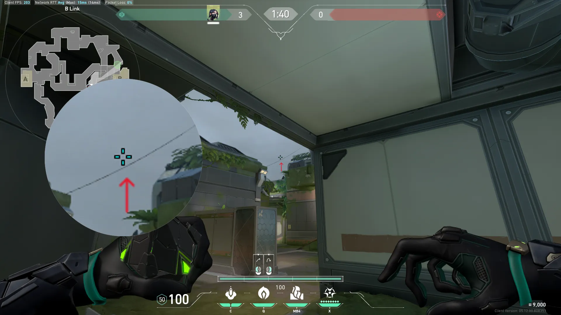 Viper Poison Cloud on Fracture Defense Site B — step 2 of 4: Aim — line up the shot