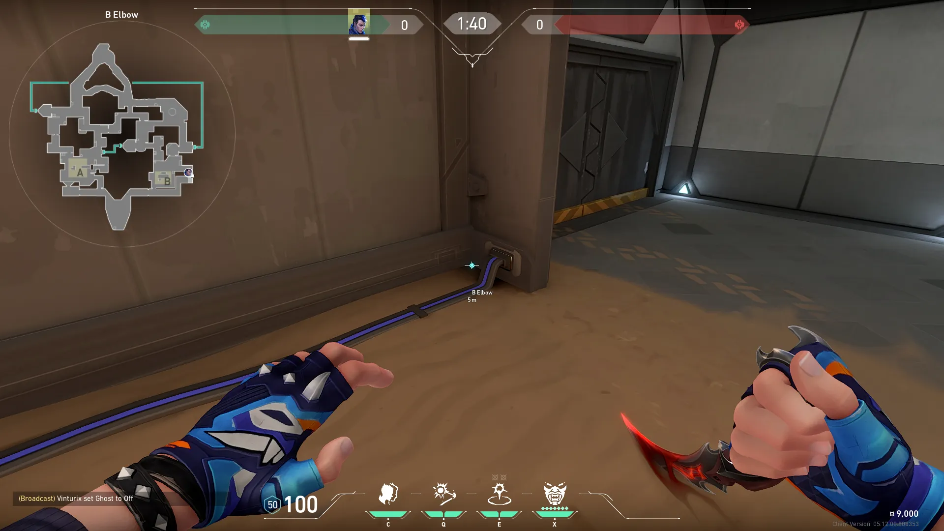 Yoru Gatecrash on Bind Defense Site A — step 1 of 3: Position — where to stand