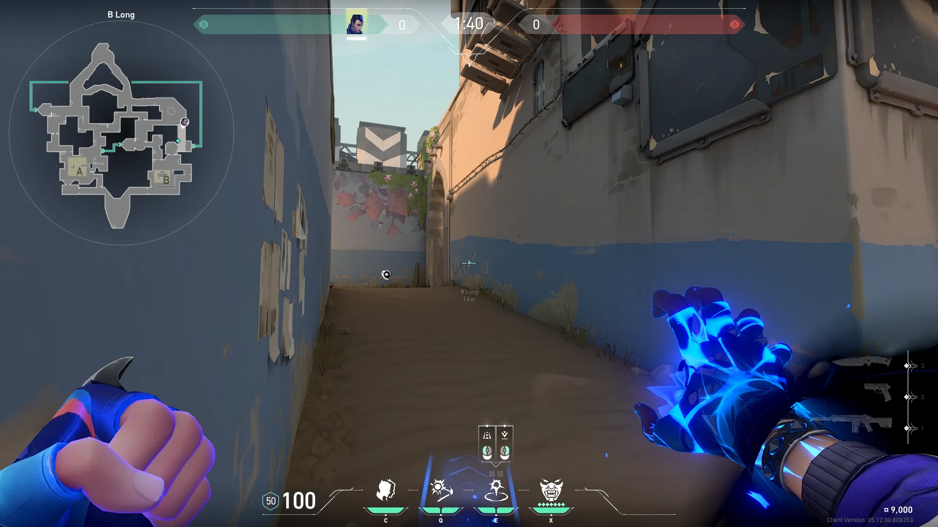 Yoru Gatecrash on Bind Attack Site B — step 3 of 4: Aim — line up the shot