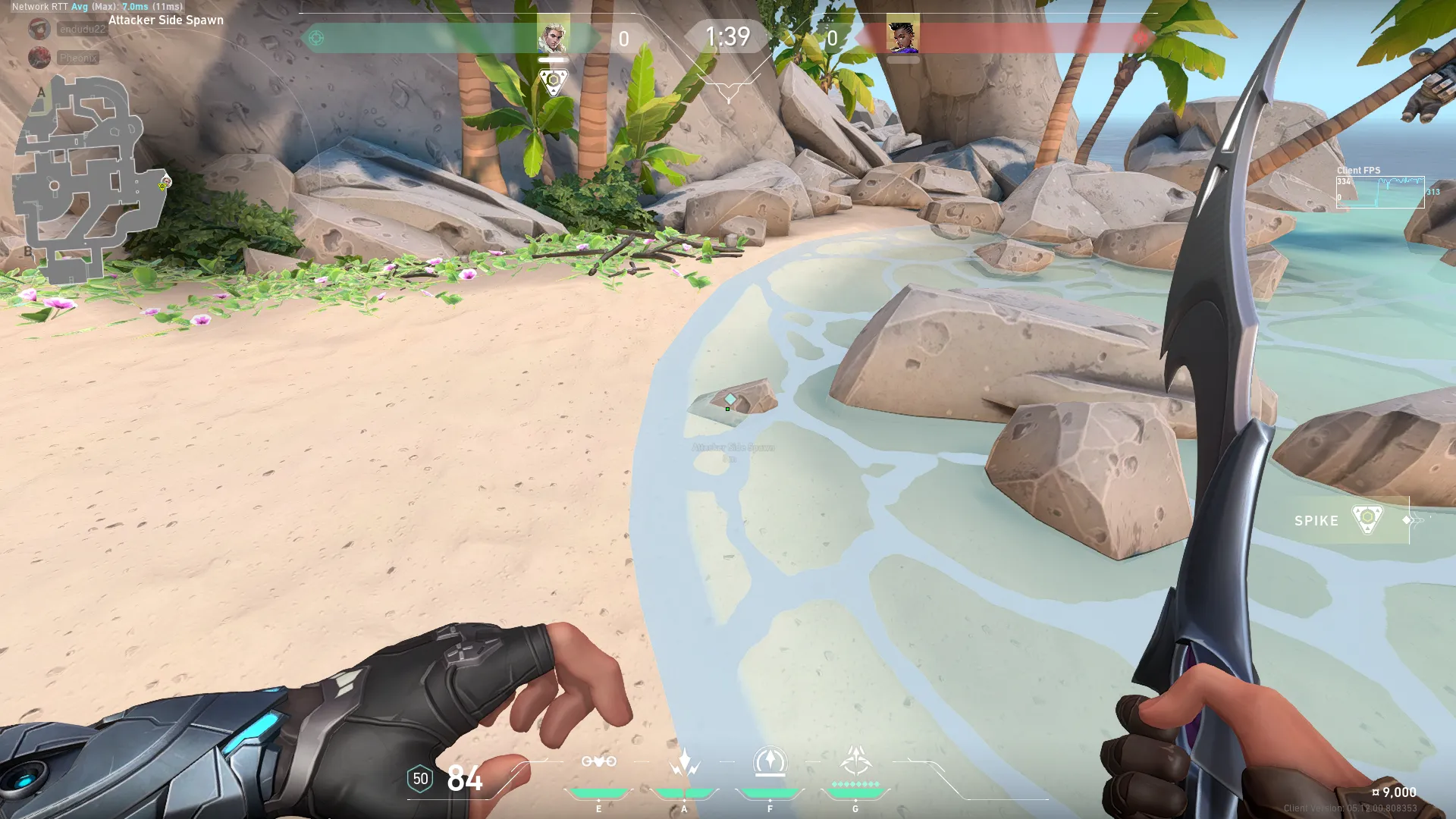 Sova Shock Bolt on Breeze Defense Site A — step 1 of 3: Position — where to stand