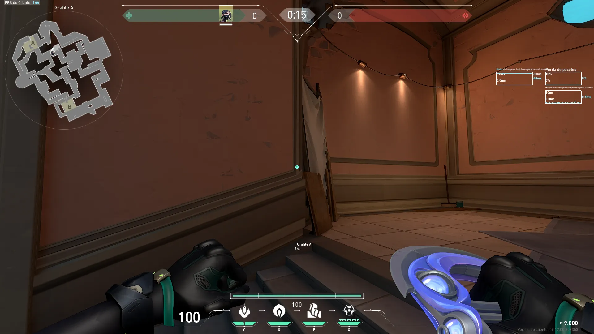 Viper Poison Cloud on Pearl Attack Mid — step 1 of 5: Position — where to stand