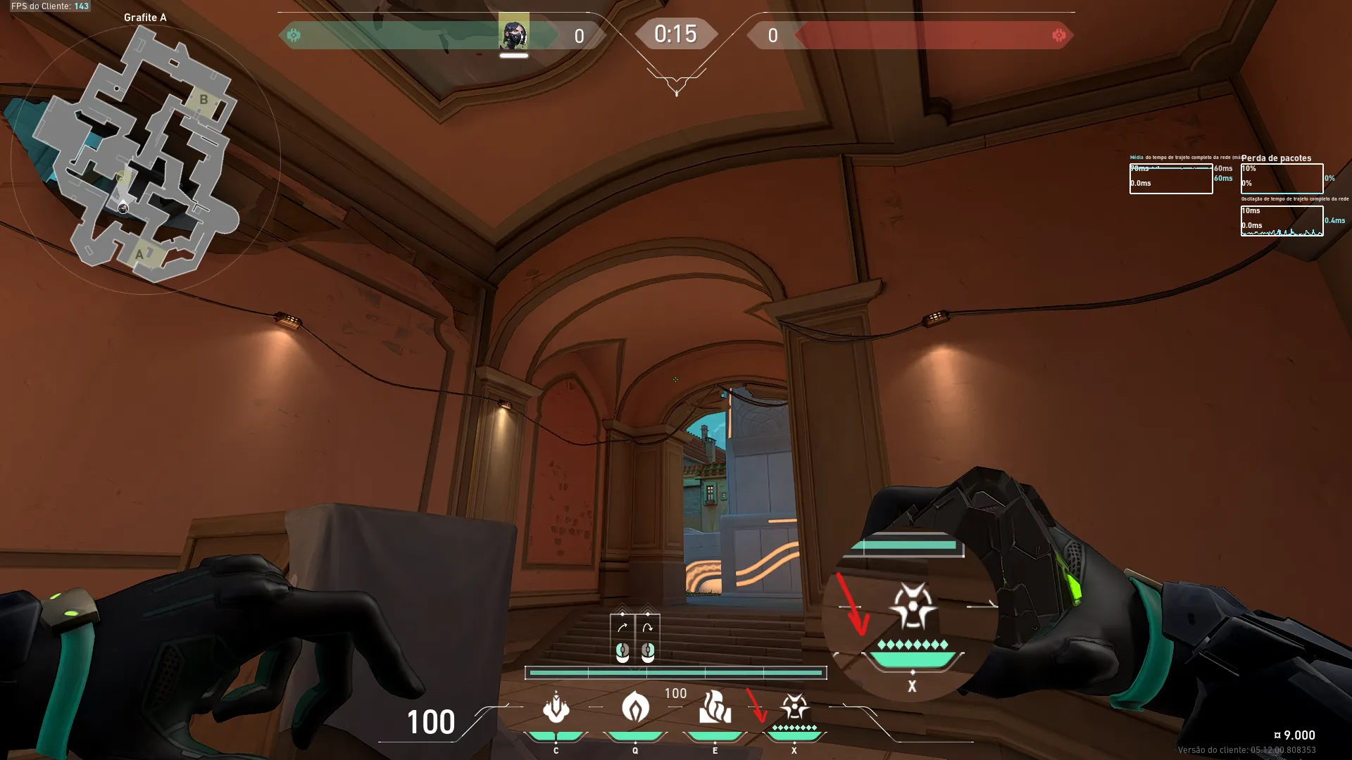Viper Poison Cloud on Pearl Attack Mid — step 3 of 5: Aim — line up the shot
