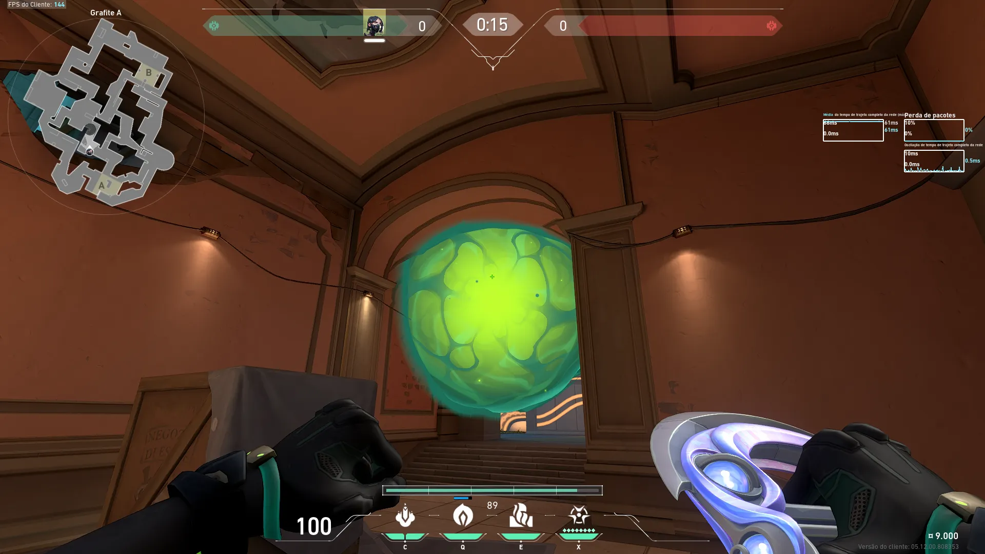 Viper Poison Cloud on Pearl Attack Mid — step 4 of 5: Aim — line up the shot