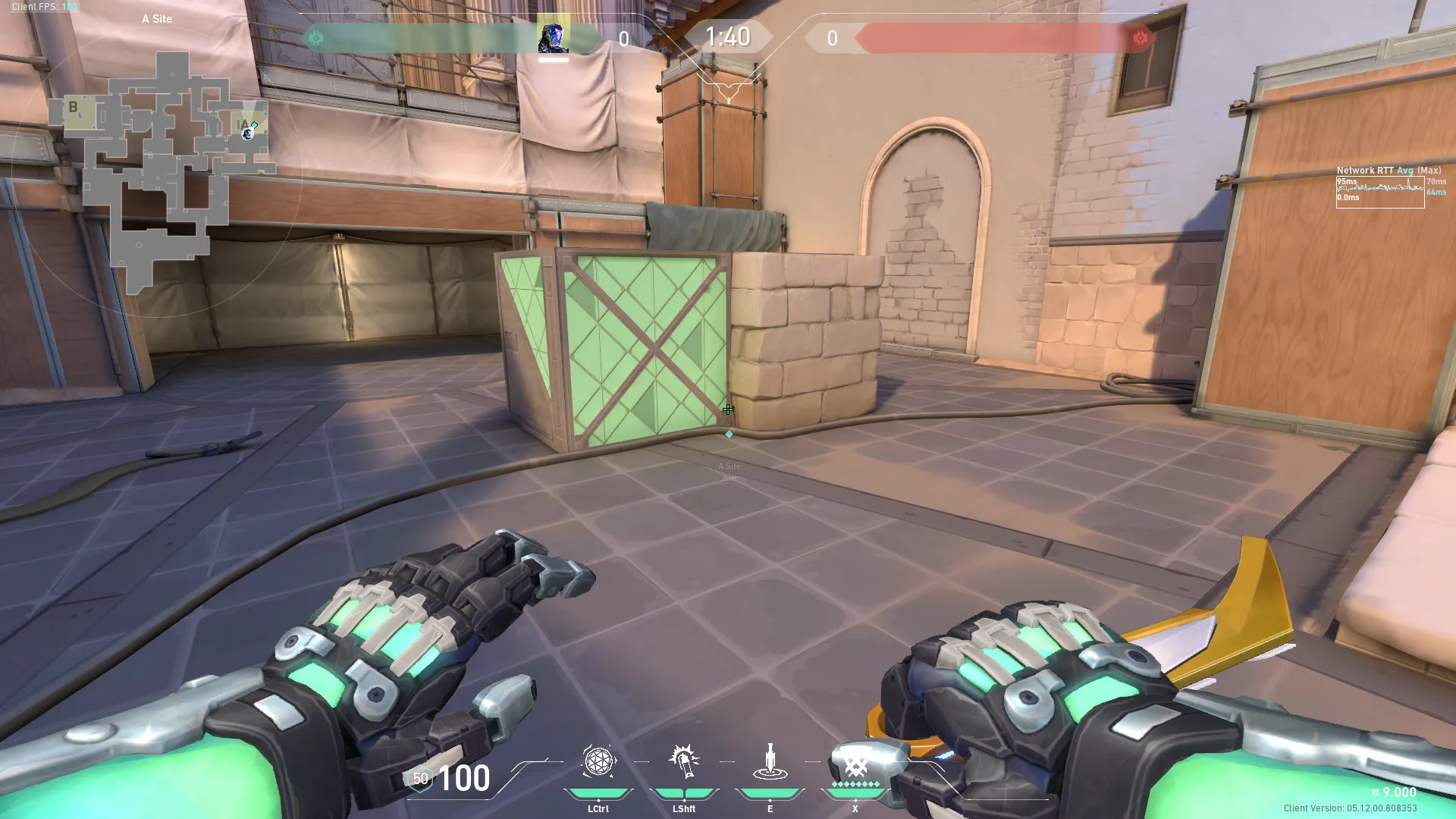 KAY/O Flash_Drive on Ascent Defense Site A — step 1 of 3: Position — where to stand
