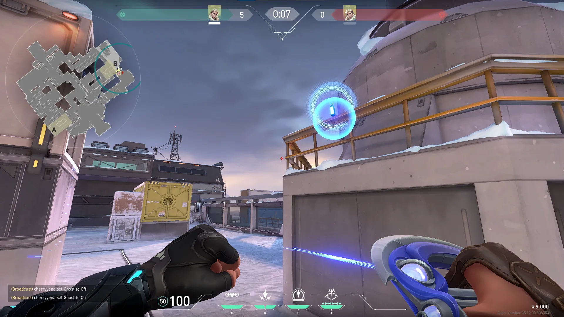 Sova Recon Bolt on Icebox Attack Site B — step 4 of 4: Result