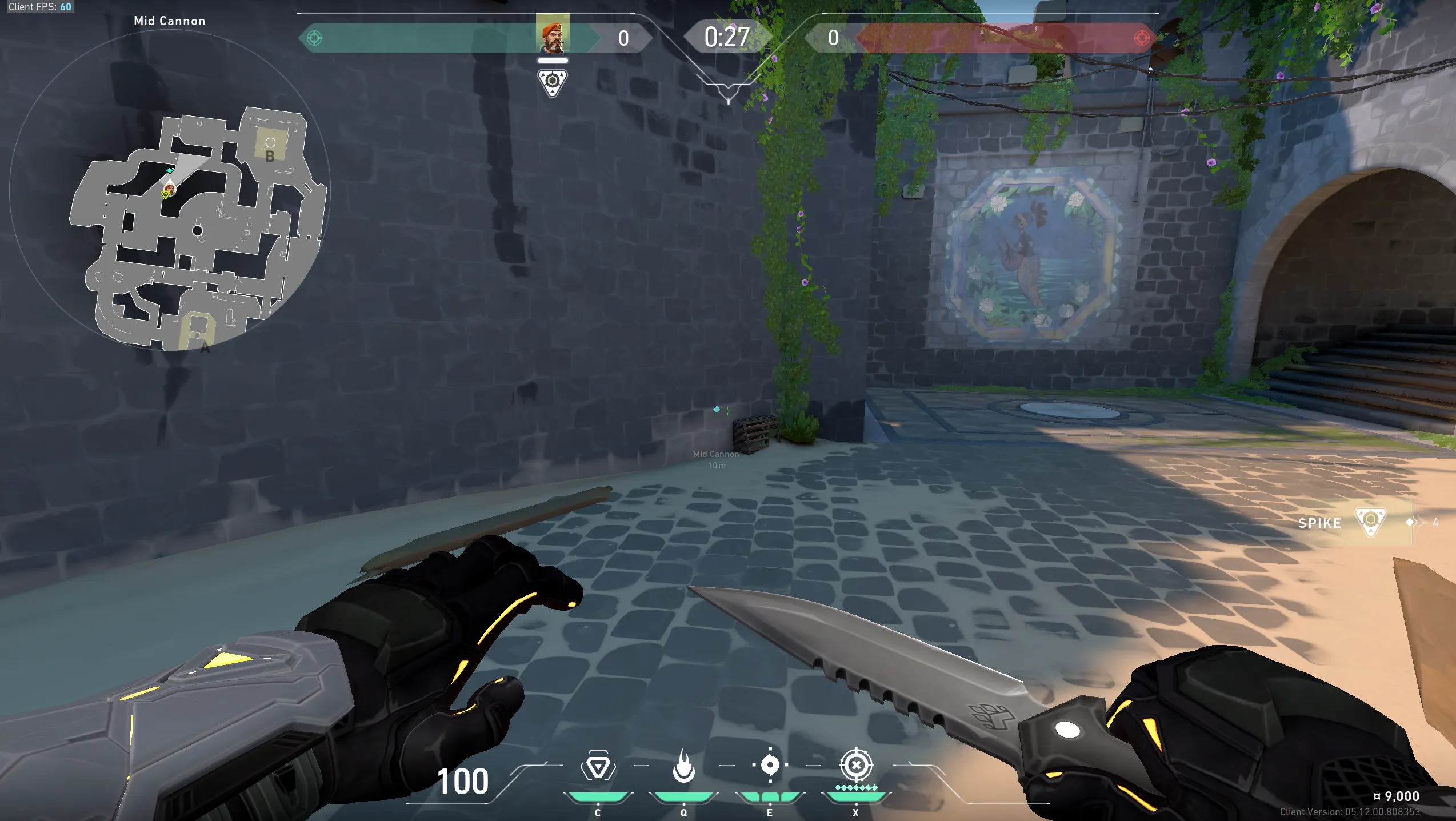 Brimstone Incendiary on Breeze Attack Site B — step 1 of 4: Position — where to stand