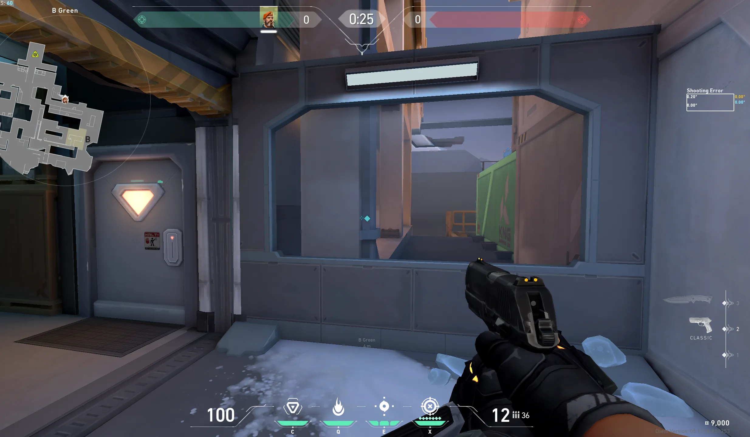 Brimstone Incendiary on Icebox Attack Site B — step 1 of 4: Position — where to stand