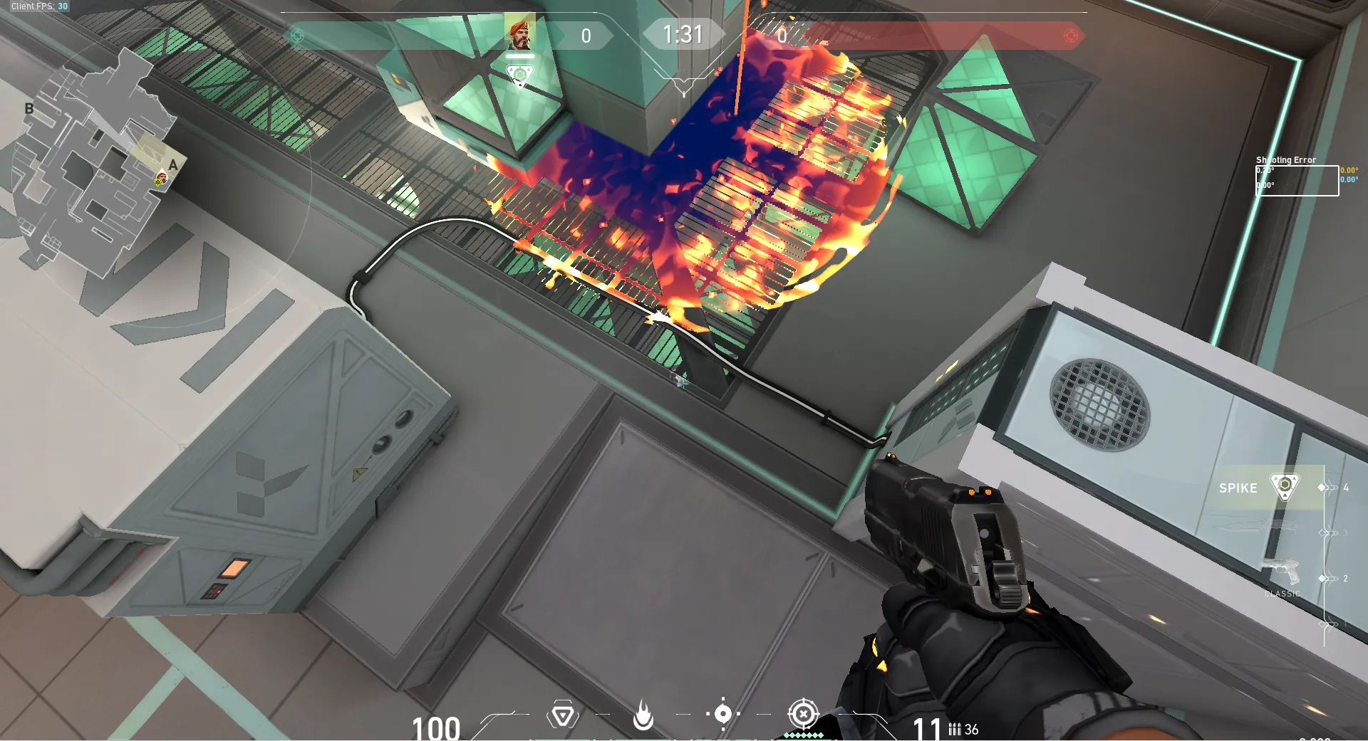 Brimstone Incendiary on Icebox Defense Site A — step 3 of 3: Result
