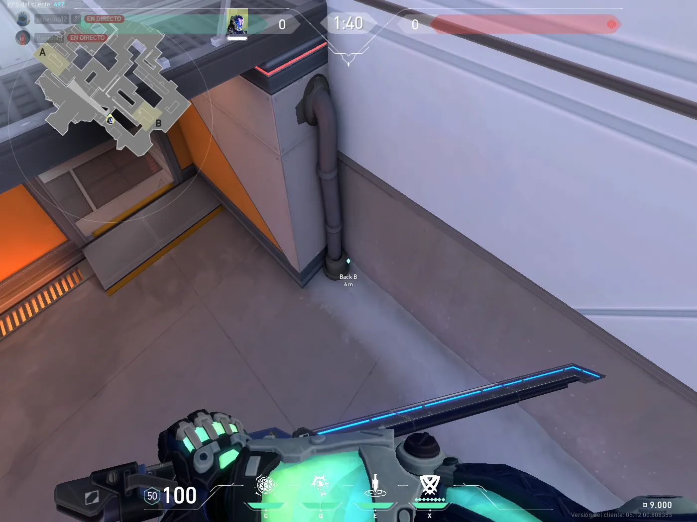 KAY/O Flash_Drive on Icebox Defense Site B — step 1 of 3: Position — where to stand
