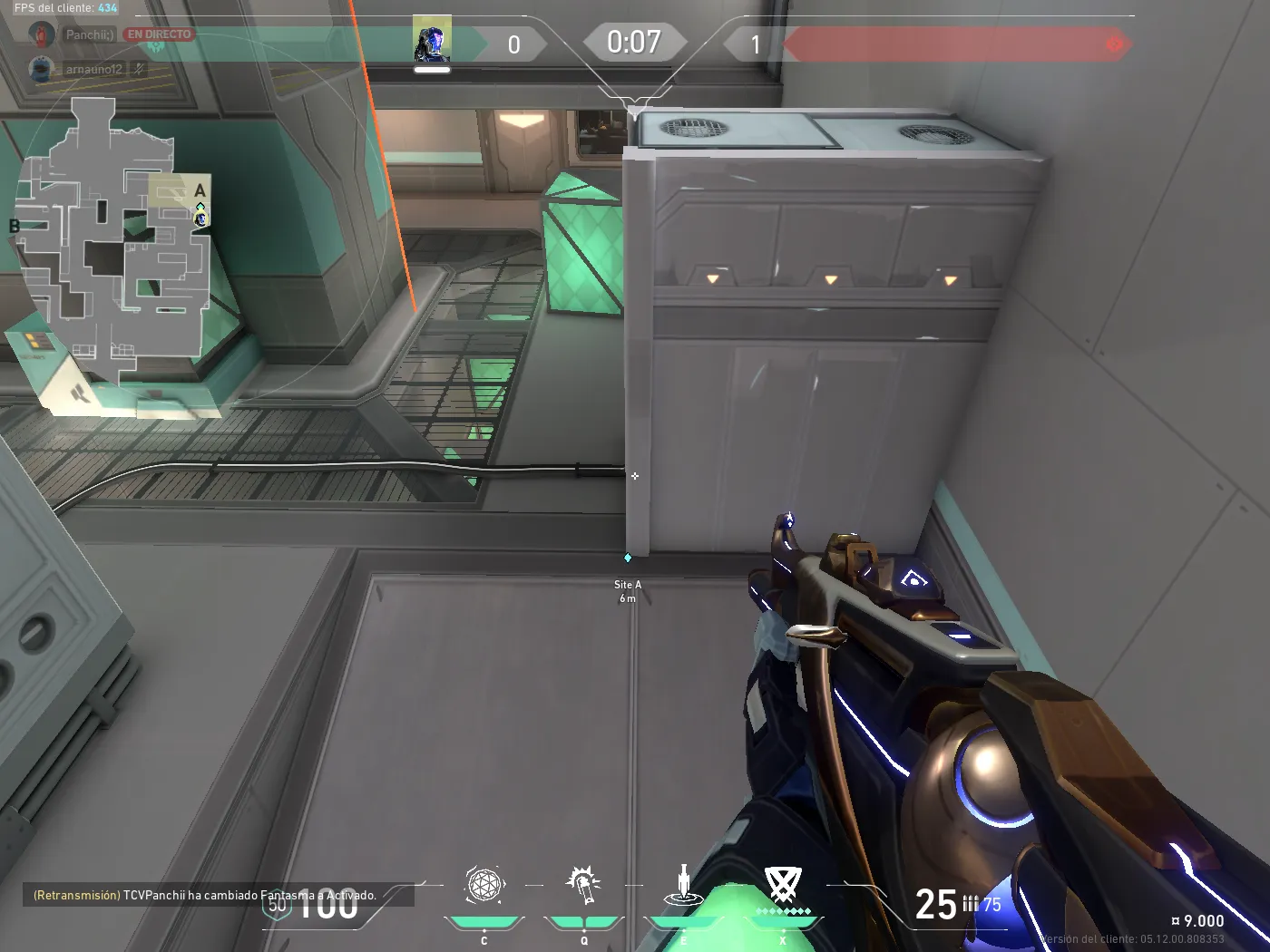 KAY/O Flash_Drive on Icebox Defense Site A — step 1 of 3: Position — where to stand