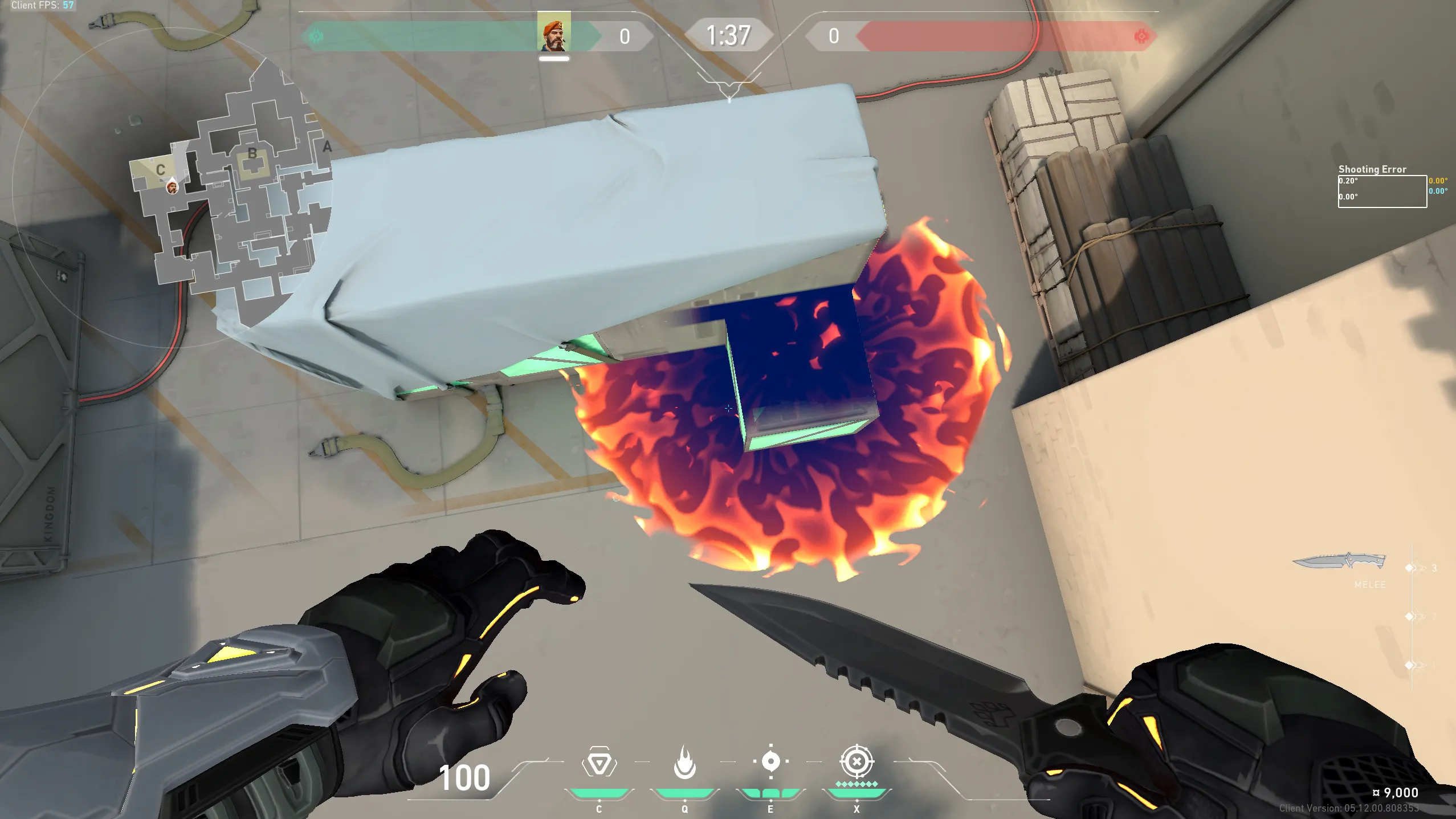 Brimstone Incendiary on Haven Attack Site C — step 3 of 3: Result