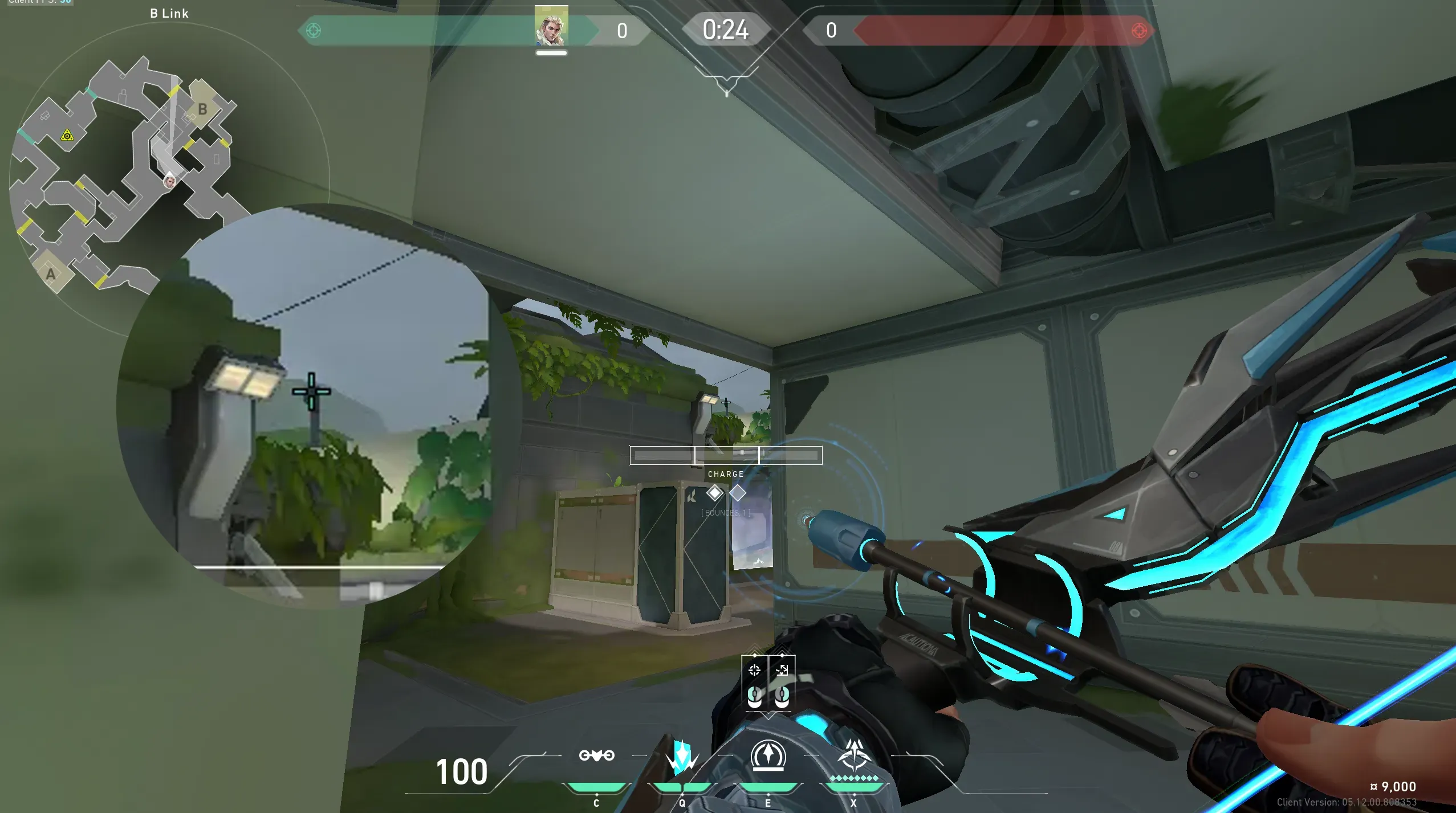 Sova Recon Bolt on Fracture Defense Site B — step 2 of 3: Aim — line up the shot